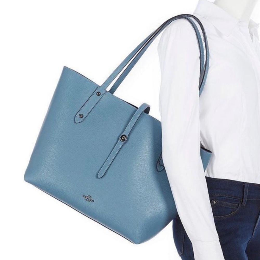 Coach Market Tote authentic blue